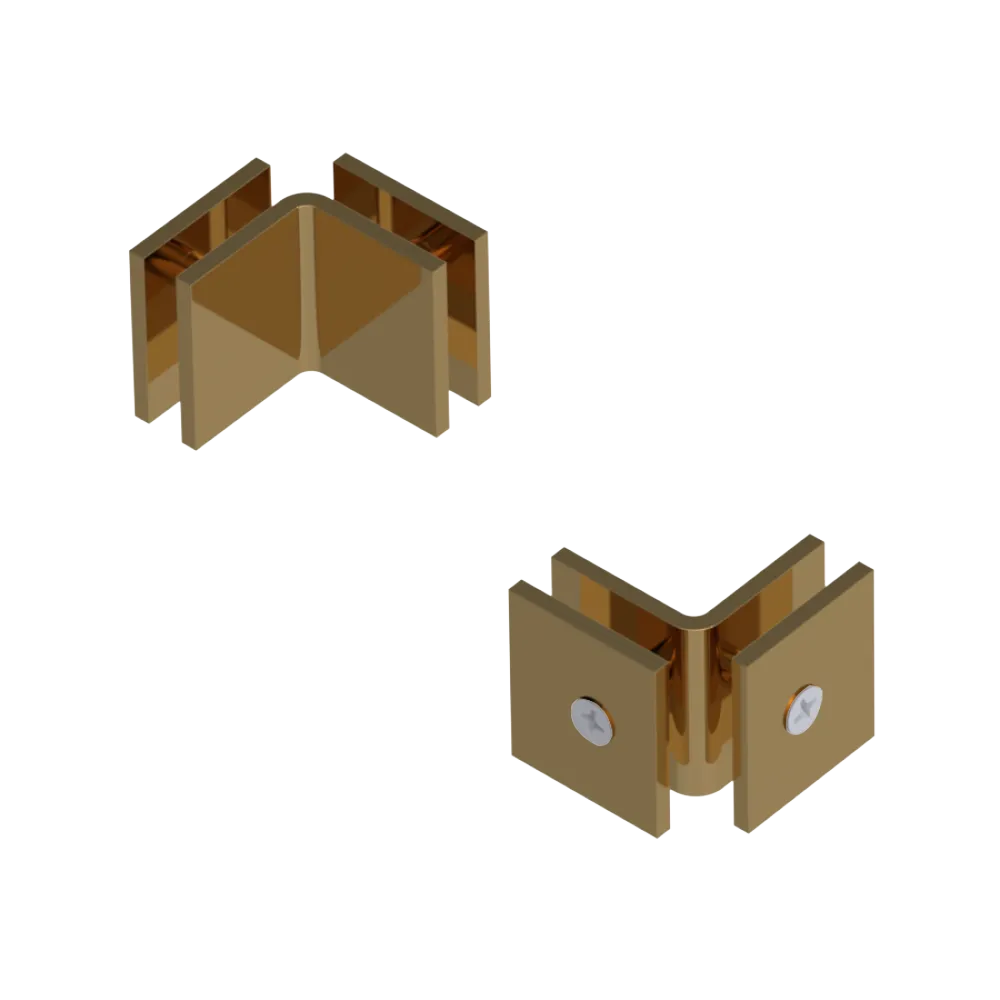 Rubinet 90 Glass to Glass Open Face Gold