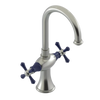 Rubinet Single Hole Dual Handle Lav. Set. (less drain) Satin Nickel