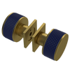Rubinet Shower Door Knob (set) Antique Brass Matt