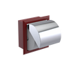 Rubinet RECESSED TOILET PAPER HOLDER Maroon