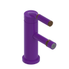 Rubinet Single Control Bidet Fitting (less drain) Purple Haze