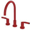 Rubinet Widespread Kitchen Set Red