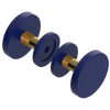 Rubinet Shower Door Knob (set) Midnight Blue