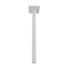 Baril 12" ceiling mounted shower arm, square flange