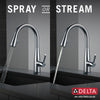 Delta Essa Single Handle Pull-Down Kitchen Faucet With Touch2o Technology - Golzar Home