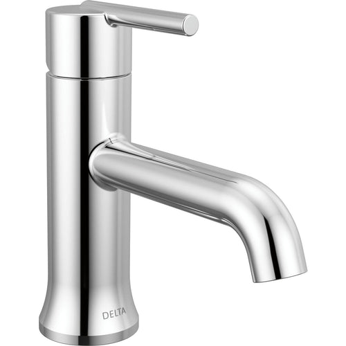 Delta Trinsic Single Handle Bathroom Faucet No Drain - Golzar Home