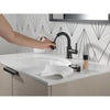 Delta Trinsic Single Handle Pull Down Bathroom Faucet - Golzar Home