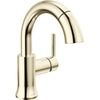 Delta Trinsic Single Handle Pull Down Bathroom Faucet - Golzar Home