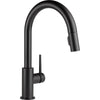Delta Trinsic Single Handle Pull-Down Kitchen Faucet - Golzar Home