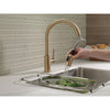 Delta Trinsic Single Handle Pull-Down Kitchen Faucet - Golzar Home