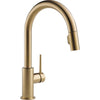 Delta Trinsic Single Handle Pull-Down Kitchen Faucet - Golzar Home