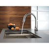 Delta Trinsic Single Handle Pull-Down Kitchen Faucet - Golzar Home