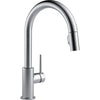 Delta Trinsic Single Handle Pull-Down Kitchen Faucet - Golzar Home