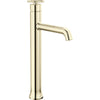 Delta Trinsic Single Handle Vessel Bathroom Faucet Wheel Handle - Golzar Home