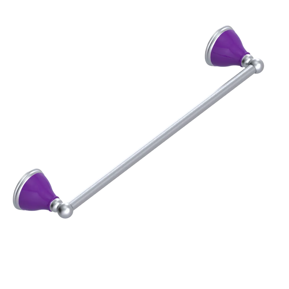 Rubinet Towel Bar 24" Satin Chrome