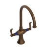 Rubinet Two Handle Single Hole Kitchen Set Oil Rubbed Bronze