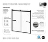 Kalia AKCESS 2.0 60” x 60” sliding shower door for bathtub - KP protective film – DR2075-110-005
