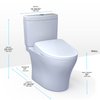 Toto Aquia Iv Washlet+ S7a Two-Piece Toilet - 1.28 Gpf / 0.9 Gpf