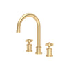 Perrin & Rowe Armstrong Widespread Bathroom Faucet With C-Spout