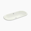 Iron Plains® 33" oval drop-in/undermount bathroom sink
