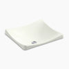 DemiLav® 18-1/4" rectangular vessel bathroom sink, no overflow