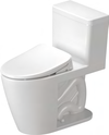 Duravit D-Neo PRO Series 1.28 GPF Single Flush Rimless Elongated ADA Compliant One Piece Toilet – D40319