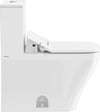 Duravit Durastyle Dual Flush One Piece Toilet White + Sensowash Bidet Slim Seat #D40534 - Golzar Home