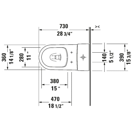 Duravit Me By Starck Elongated Slow Close Seat #002029 - Golzar Home