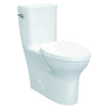 DXV Equility® One-Piece Chair Height Elongated Toilet with Seat – Canvas White