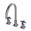 Rubinet Widespread Kitchen Set Satin Nickel