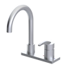 Rubinet 4" Centre Single Control Lav. Set. (less drain) Satin Chrome