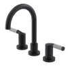 Rubinet Widespread Lav. Set. (less drain) Matt Black