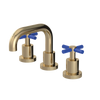 Rubinet Widespread Lav. Set. (less drain) Gold