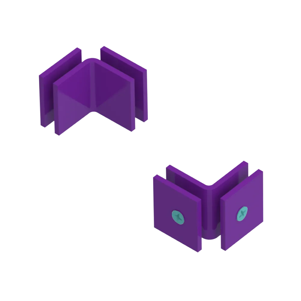 Rubinet 90 Glass to Glass Open Face Purple Haze