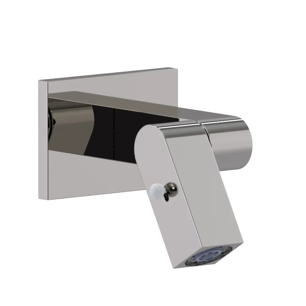 Rubinet Wall Mount Bidet & Foot Rinse with Dual Function Spray Polished Nickel