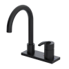 Rubinet 4" Centre Single Control Lav. Set. (less drain) Matt Black