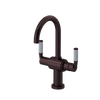 Rubinet Single Hole Dual Handle Lav. Set. (less drain) Oil Rubbed Bronze