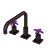 Rubinet Widespread Kitchen Set with Genesis Spout Oil Rubbed Bronze