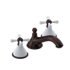 Rubinet Widespread Lav. Set. (less drain) Oil Rubbed Bronze