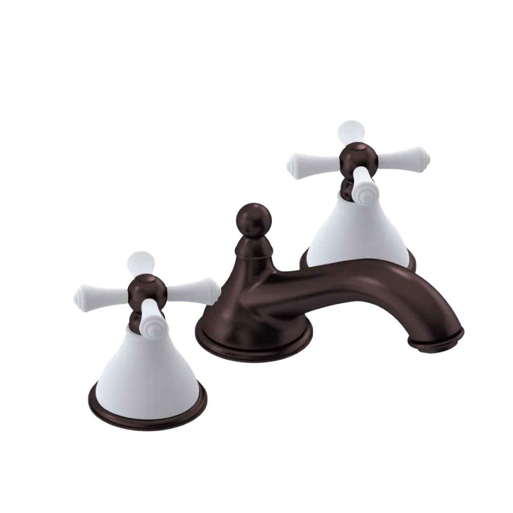 Rubinet Widespread Lav. Set. (less drain) Oil Rubbed Bronze