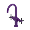 Rubinet Single Hole Dual Handle Lav. Set with LaSalle Spout (less drain) Purple Haze