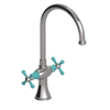 Rubinet Two Handle Single Hole Kitchen Set Polished Nickel