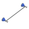 Rubinet Towel Bar 18" Satin Nickel