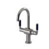 Rubinet Single Hole Dual Handle Lav. Set. (less drain) Polished Nickel