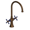 Rubinet Two Handle Single Hole Kitchen Set Tuscan Brass