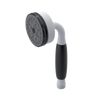 Rubinet 3 Function Hand Held Shower Only Matt White