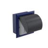 Rubinet RECESSED TOILET PAPER HOLDER Midnight Blue