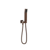 Baril 1-spray anti-limestone hand shower on wall-mounted supply elbow