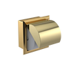 Rubinet RECESSED TOILET PAPER HOLDER Gold
