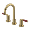Rubinet Widespread Lav set (less drain) Satin Brass